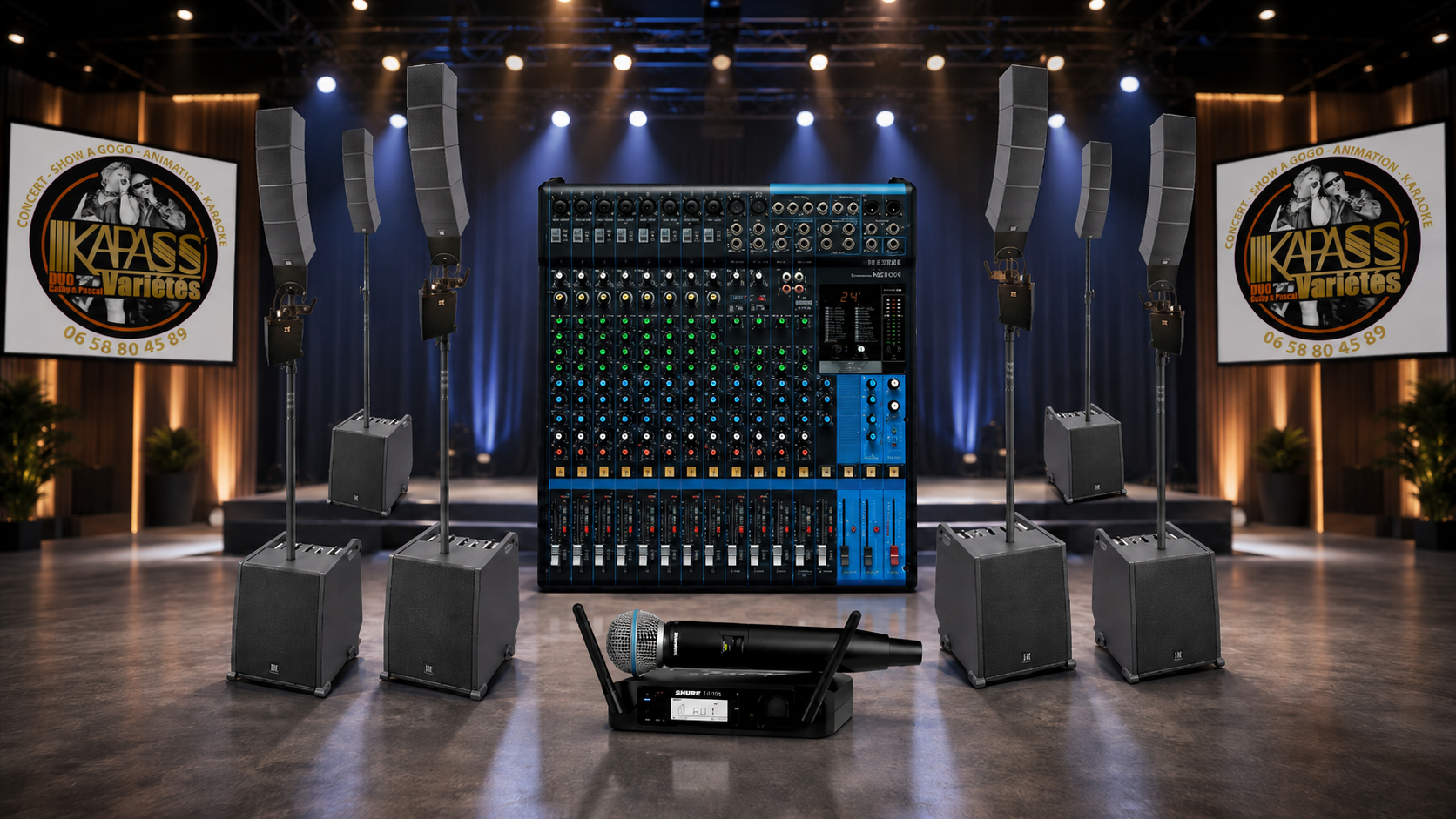 Système de sonorisation professionnel Line Array